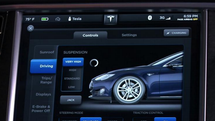 概念式儀表盤車載觸摸顯示屏